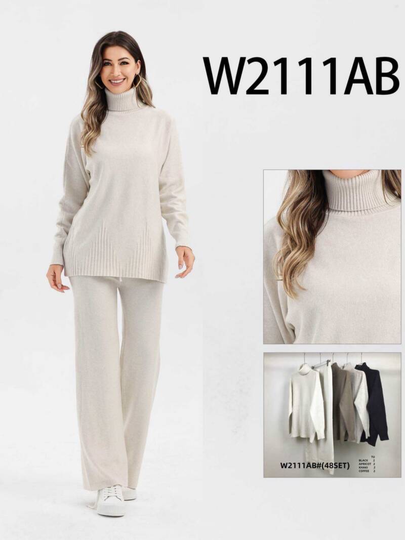 Komplet  damska (Francja produkt) Roz Standard, Mix Kolor .Paczka 8 szt